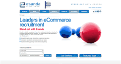 Desktop Screenshot of esandarecruitment.com
